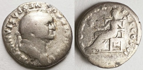 Vespasian denarius 75 - ar,