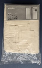 IKEA BOMULL Cream Curtains 145