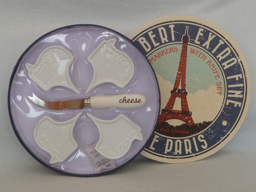 Camembert ceramic cheese - ceramic,