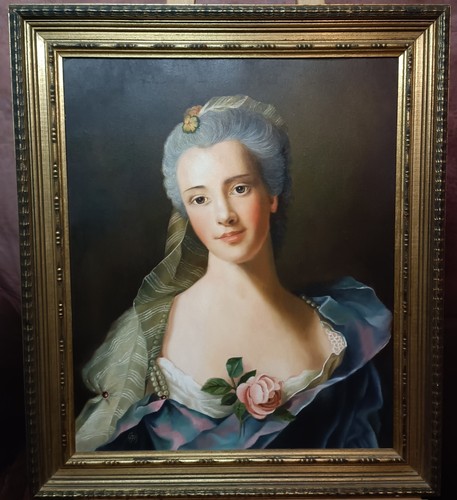 Framed oil painting manon - painting, "manon