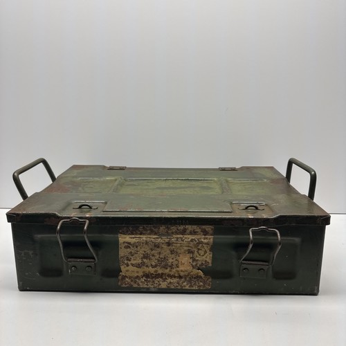 Vintage heavy metal trunk - vintage,