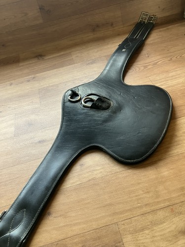 Black stud girth leather - stud,