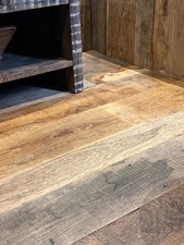 Reclaimed Antique Engineered Oak floor boards -  Random Width Sold per m2