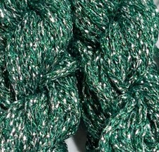 Job lot bundle Yarn Wool Fancy Lurex/Polyester chainette DK 4x 10m #B57