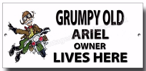 Grumpy old ariel owner lives - old,