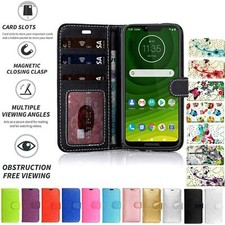 For Motorola Moto G 5G Plus Case Cover Flip Leather Wallet Folio Card Money Slot