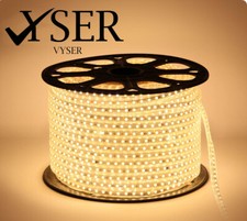 LED Strip 220V 240V 5050 SMD IP67 Waterproof Lights Rope White Blue RGB UK plug