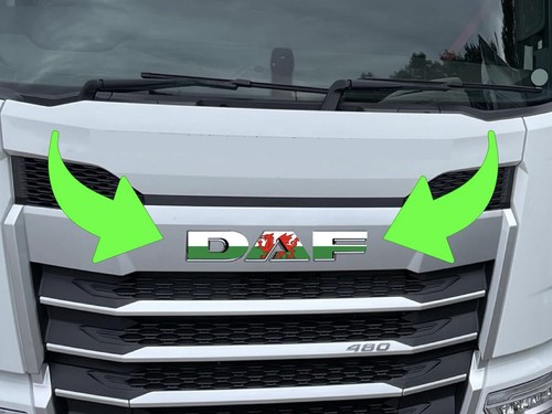 Daf welsh flag front - xf,