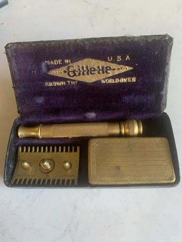 Gillette safety razor set - gillette,