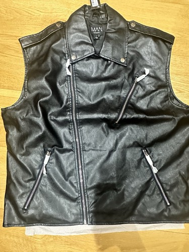 Sleeveless biker jacket - sleeveless,