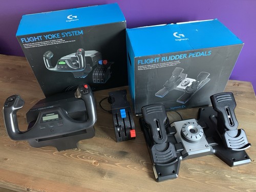 Logitech flight yoke throttle - logitech,