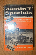 Austin 7 Specials, Building Maintenance & Tuning, by L M Williams,Hardback, 1959
