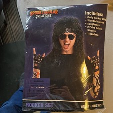 Adult 80s Rocker Fancy Dress
