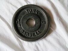 York  1.25 kg Cast Iron Weight