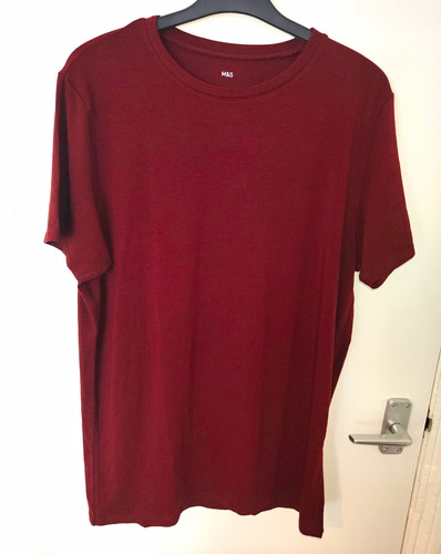 Mens burgundy heathen - m&s,