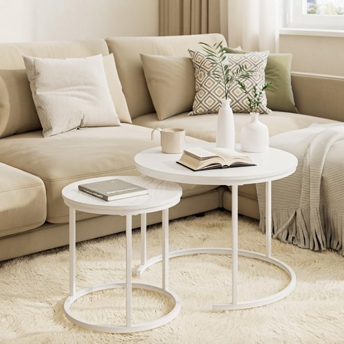 Round coffee tables - round,