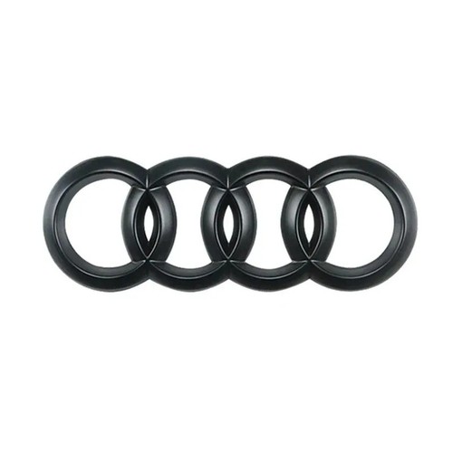 Gloss black front badge rings - front,