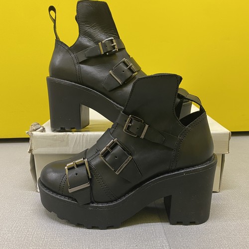 Topshop black leather - topshop,