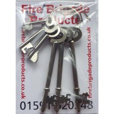 Fire Brigade Products Set of 6 FB KEYS - Comprises one of each FBWK-FB11K-FB1...
