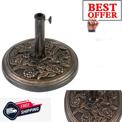 Cast iron round umbrella - cast,