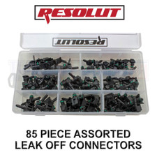 RESOLUT 85 Piece Assorted Leak Off Connectors 9138