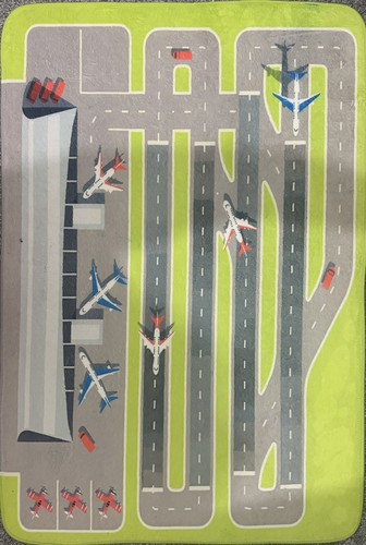 Airport runwaycar play mat - airport,