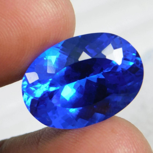 Natural blue tanzanite - natural,