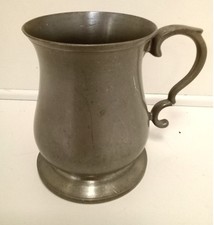Crown & rose Pewter Tankard
