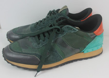 Valentino Garavani  Rockrunner men's green trainers UK10  (1009)*