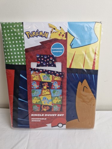 Pokemon kids single duvet - single,