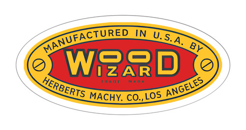 Wood wizard bandsaw sticker - wood,