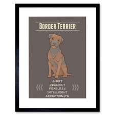 Quote Painting Dog Border