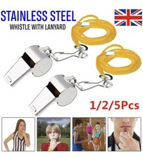 4XMETAL REFEREE WHISTLE WITH