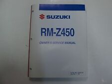 Suzuki RM-Z450 Owners Shop