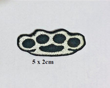 Brass Knuckles Cool Biker Embroidered Sew On Patch Clothe Jeans Jacket Hat A-65