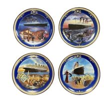 VINTAGE BRADFORD EXCHANGE SET OF 4 TITANIC COLLECTABLE PLATES