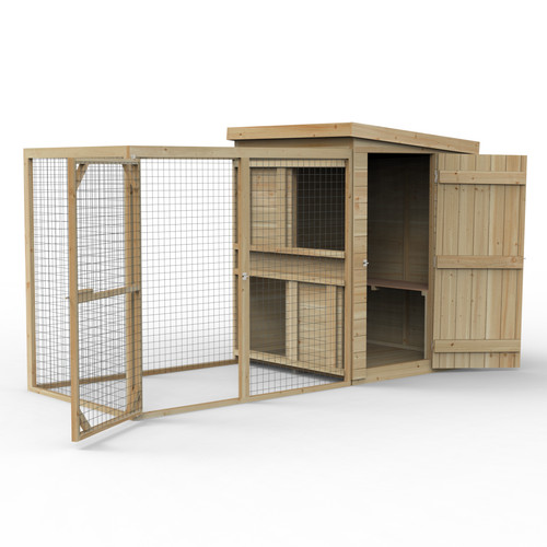 6 large dog kennel - 10'1, x