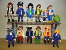 PLAYMOBIL AIRPORT FIGURES (People for Jet Plane,Pilots,Ground crew,Bundle)