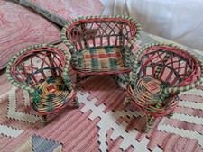 Vintage Coloured Wicker