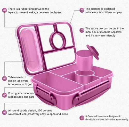 Lunch box 1300ml - lunch, 5