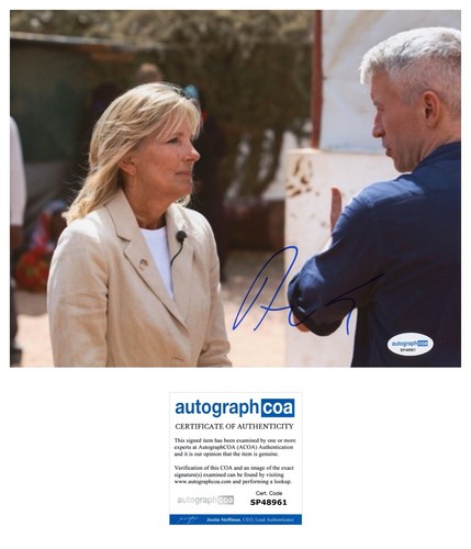 Anderson cooper signed - anderson,