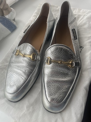 Russell bromley silver loafer - bromley,