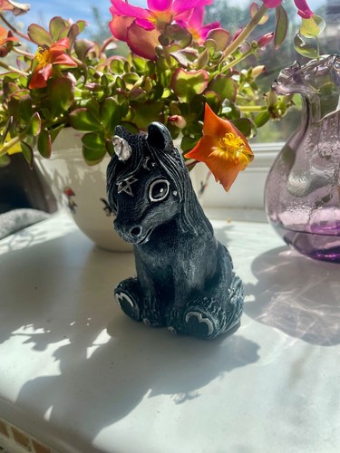 Black sitting gothic witcraft - black,