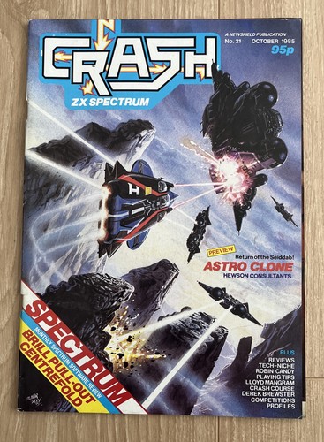 Crash magazine spectrum - magazine, zx