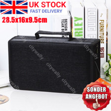 128x CD VCD DVD Carry Bag Car Storage Holder Case Wallet Organizer UK