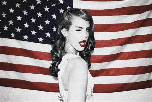 Lana del rey - lana, flag