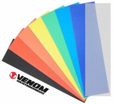 Venom Skateboards Perforated Skateboard Grip Tape 9" x 33" - Colours