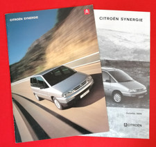 1999 CITROEN SYNERGIE Sales Brochure & Specs - LX SX Exclusive 5/6/7 Seats