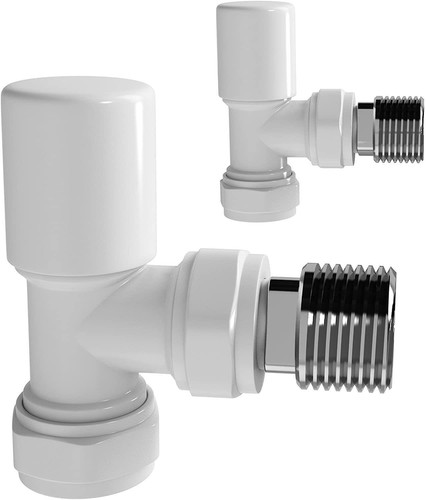 Radiator valves angled - x2,