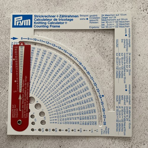 Prym knitting calculator - prym,